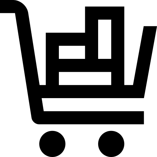 Shopping cart shopping cart commerce supermarket icon