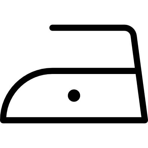 Ironing laundry tools and utensils wash icon