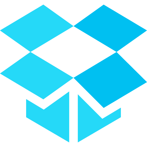 Dropbox data storage box brands and logotypes icon Dropbox data storage box brands and logotypes icon