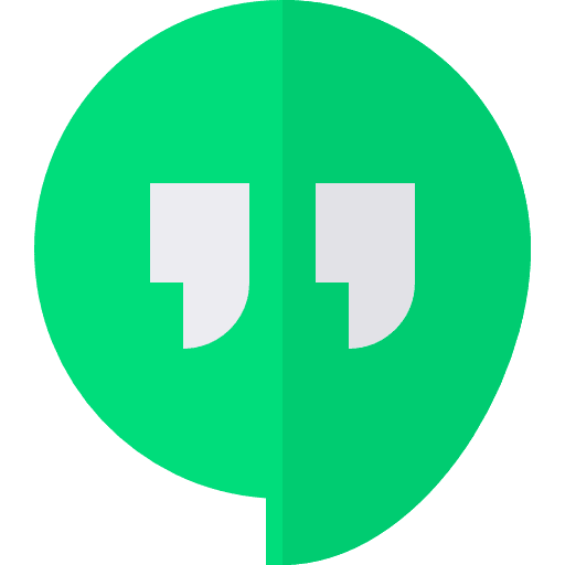 Hangout social network logo social media icon Hangout social network logo social media icon