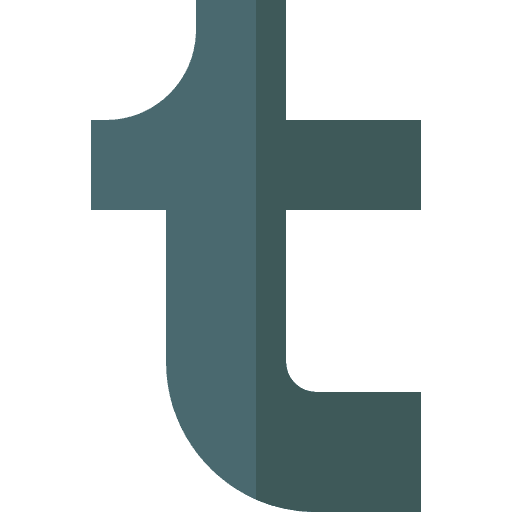 Tumblr social network social conversation icon Tumblr social network social conversation icon