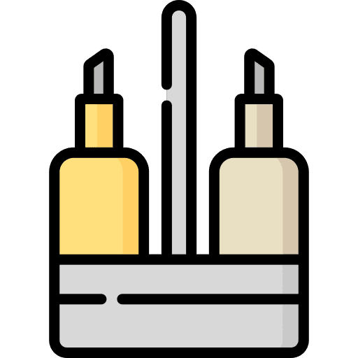 Cruet bottle service liquid icon Cruet bottle service liquid icon