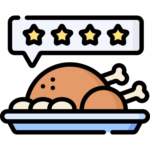 Dish review like stars icon Dish review like stars icon