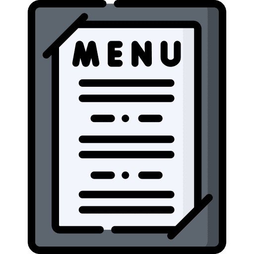 Price list list menu restaurant icon Price list list menu restaurant icon