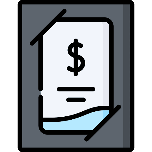 Bill demand receipt business and finance icon Bill demand receipt business and finance icon