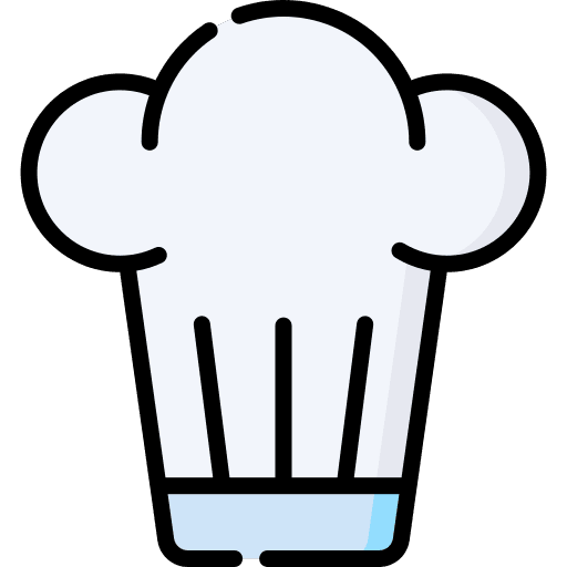 Chef hat fashion kitchen cook hat icon Chef hat fashion kitchen cook hat icon