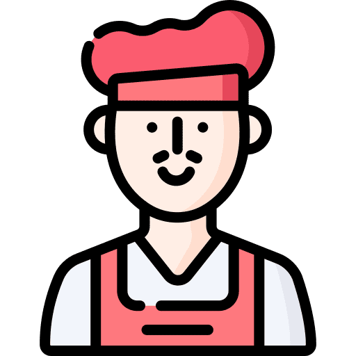 Chef restaurant avatar food icon Chef restaurant avatar food icon