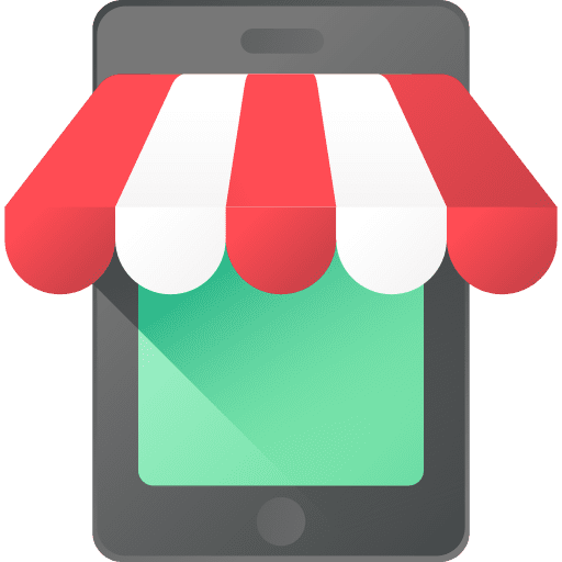 Online shop mobile phone online shop icon Online shop mobile phone online shop icon