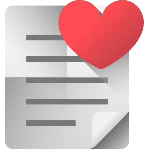 Wishlist files and folders love and romance list icon Wishlist files and folders love and romance list icon