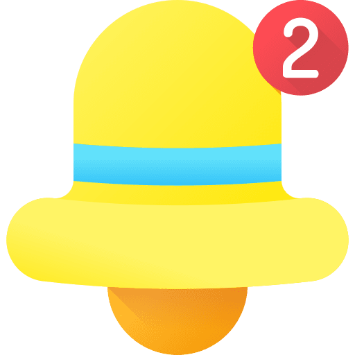 Notification notification alarm school bell icon Notification notification alarm school bell icon