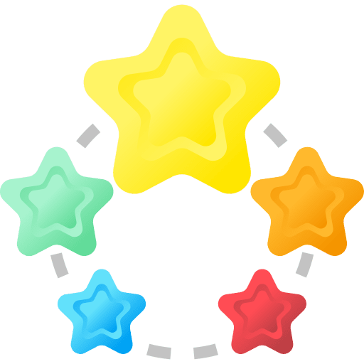 Rating rate stars 5 stars icon Rating rate stars 5 stars icon