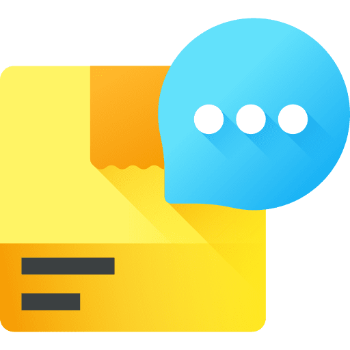 Review chat communications envelope icon Review chat communications envelope icon