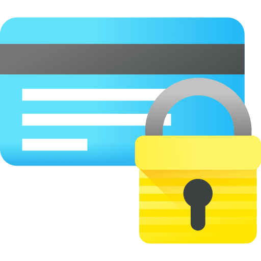 Security payment business money locked icon Security payment business money locked icon