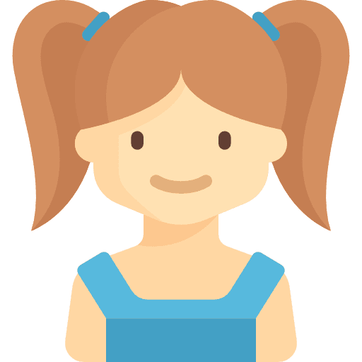 Girl profile kid youtube kids icon Girl profile kid youtube kids icon