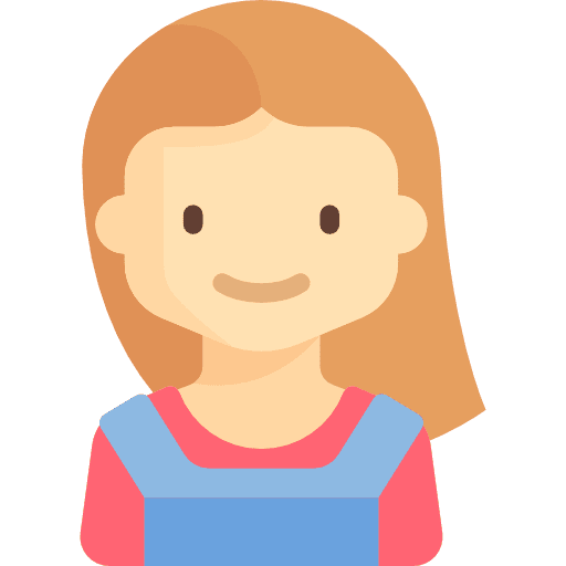 Girl child kid profile icon Girl child kid profile icon