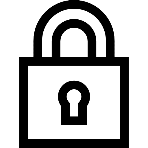 Lock ui padlock secure icon