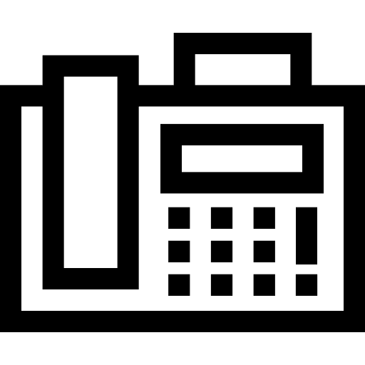 Fax fax office material technology icon Fax fax office material technology icon