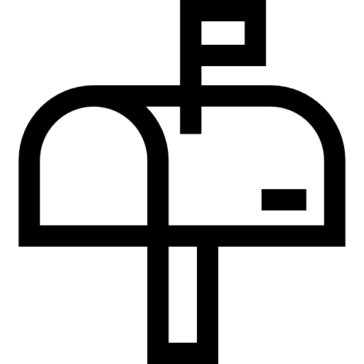 Mailbox mail communications symbol icon Mailbox mail communications symbol icon