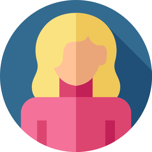 Woman caucasian girl woman icon