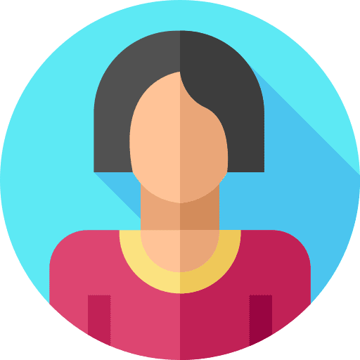 Woman caucasian short hair user icon