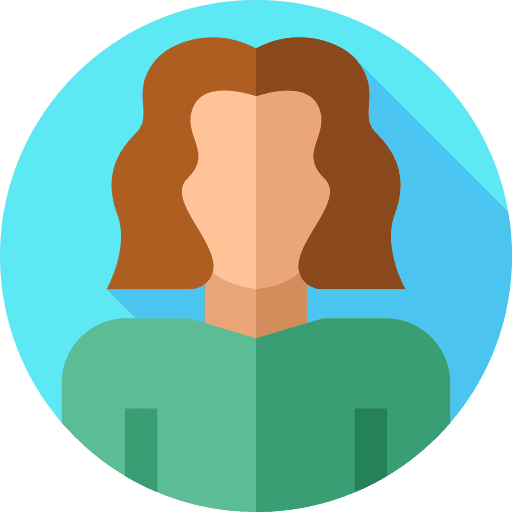 Woman people user girl icon