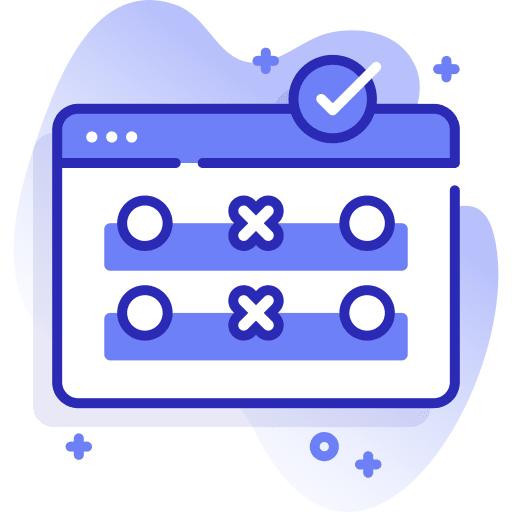 Table content interface information icon