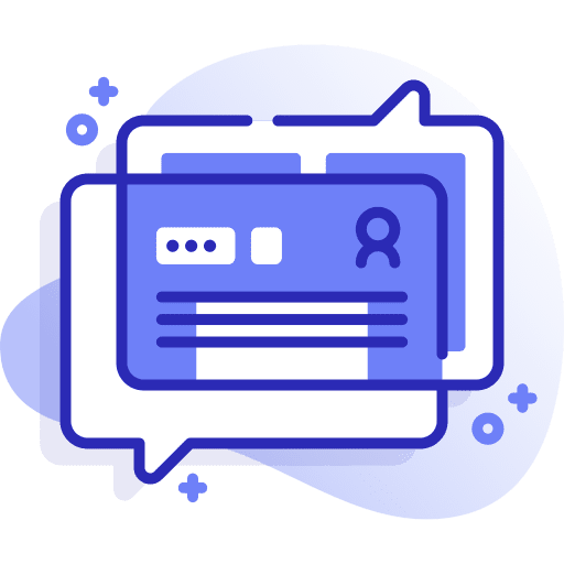 Chat communications marketing speech bubble icon Chat communications marketing speech bubble icon