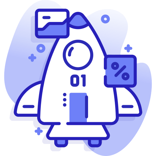 Rocket deploy space shuttle rocket icon Rocket deploy space shuttle rocket icon