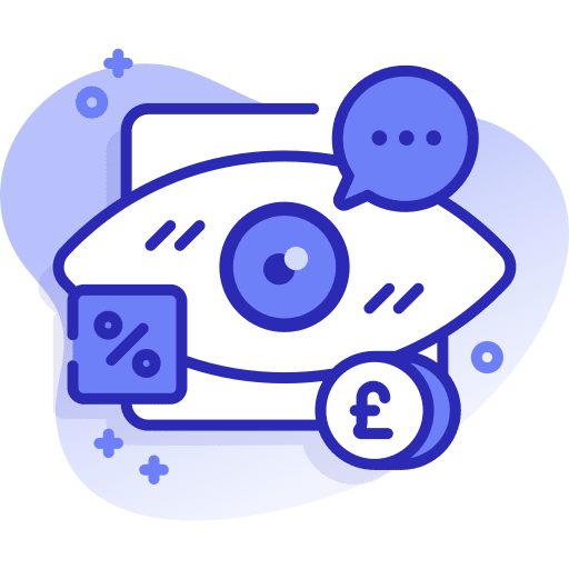 Eye discount pound vision icon Eye discount pound vision icon