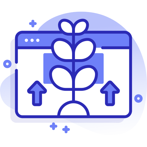 Growth statistics seo and web growth icon Growth statistics seo and web growth icon