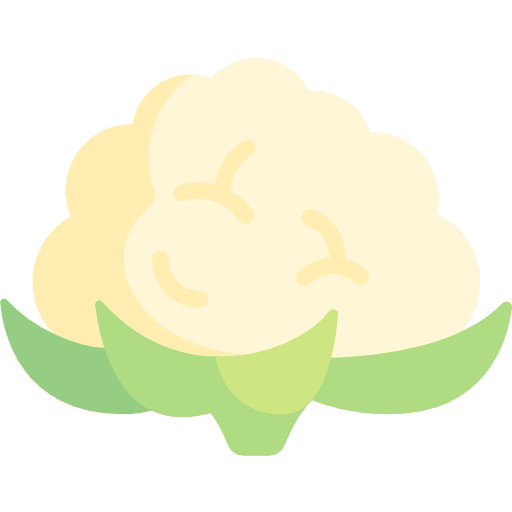 Cauliflower organic cauliflower vegetable icon