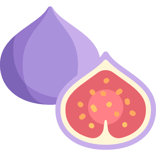 Fig fruit fruits food and restaurant icon