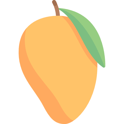 Mango food and restaurant food healthy food icon