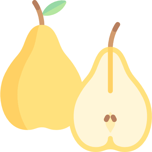 Pear food healthy food food and restaurant icon