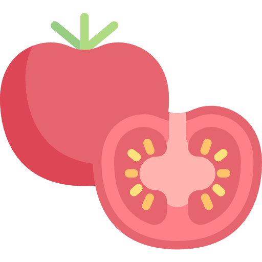Tomato diet tomato vegan icon