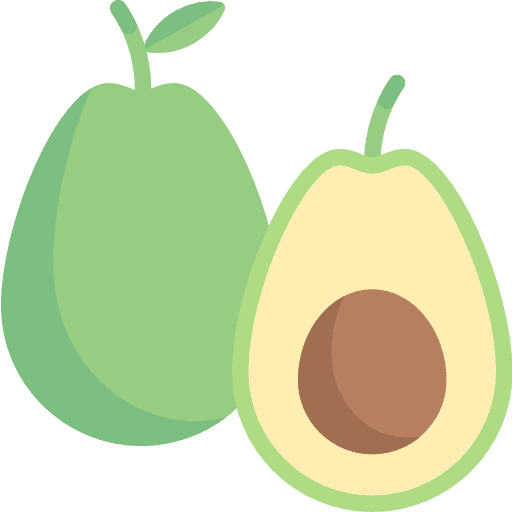 Avocado healthy food food fruit icon