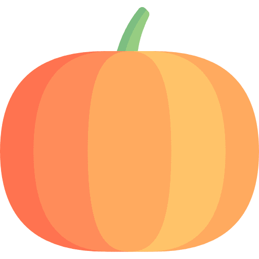 Pumpkin healthy food vegetarian food and restaurant icon