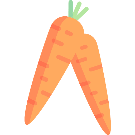 Carrot vegetable diet food and restaurant icon