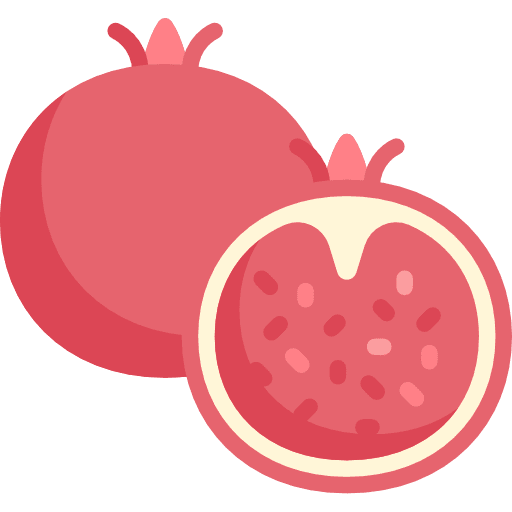Pomegranate pomegranate healthy food fruit icon