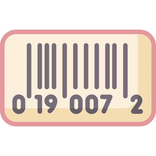 Barcode information product scan icon