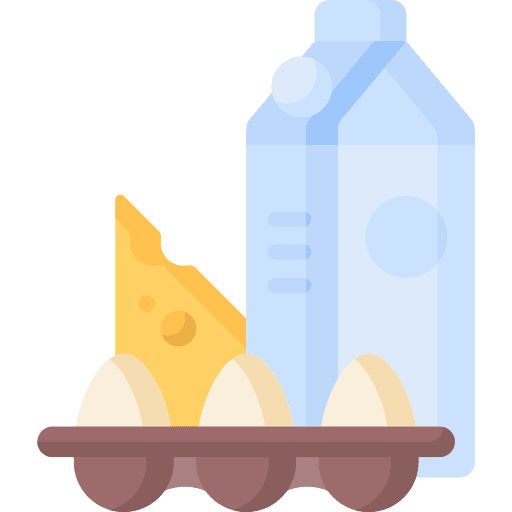 Dairy products commerce cheese food and restaurant icon