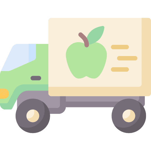 Delivery truck transportation order delivery truck icon