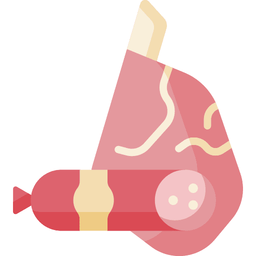 Meat product steak meat icon