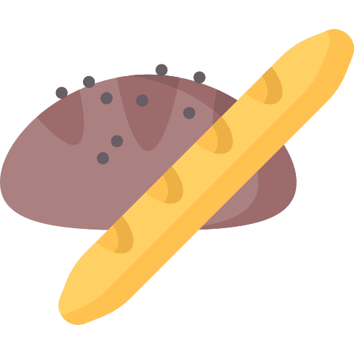 Bread french bread food and restaurant icon