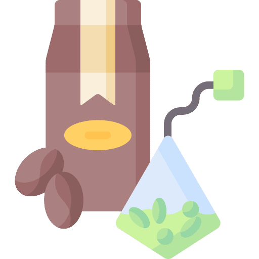 Coffee drink seed beverage icon