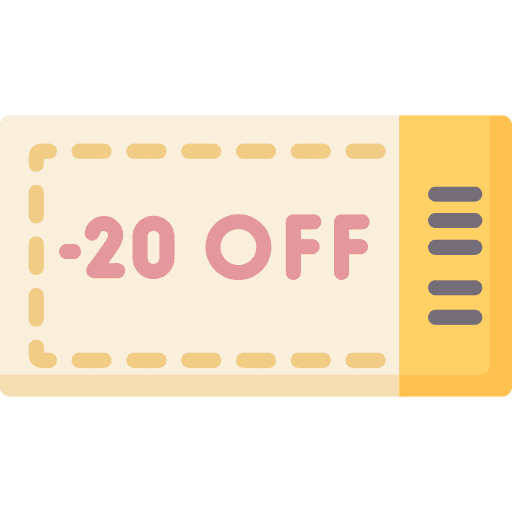 Coupon discount promotion coupon icon