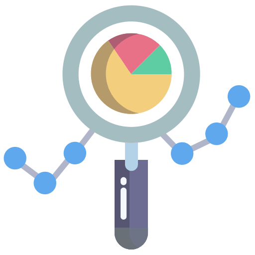 Search analytics seo and web data icon Search analytics seo and web data icon