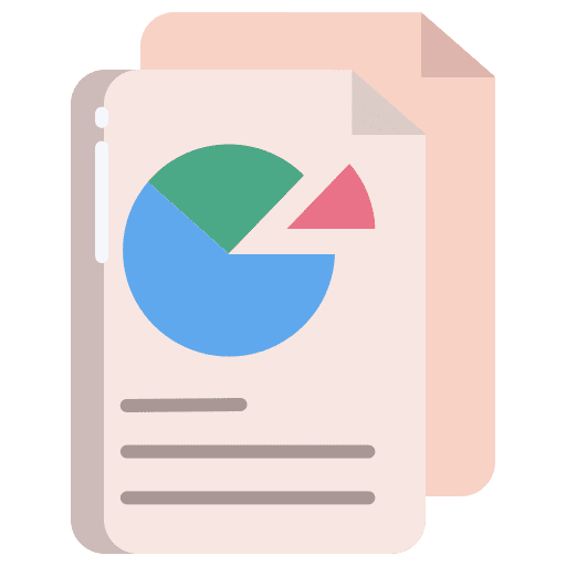 Document document file statistics icon Document document file statistics icon