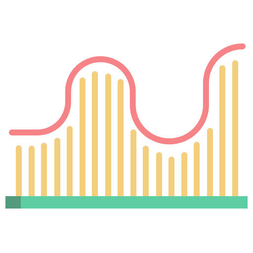 Line graph graphic marketing seo icon Line graph graphic marketing seo icon