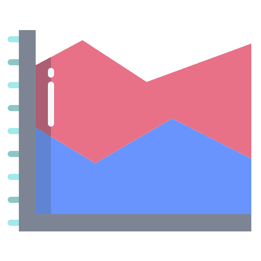 Spline chart analytics area infographic icon Spline chart analytics area infographic icon